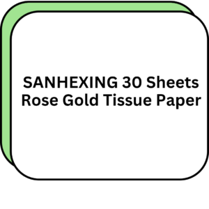SANHEXING 30 Sheets Rose Gold Tissue Paper