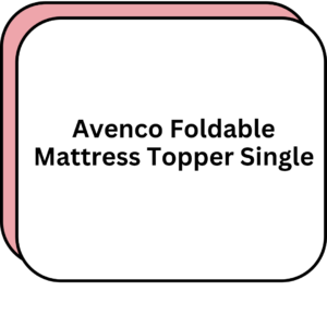 Avenco Foldable Mattress Topper Single