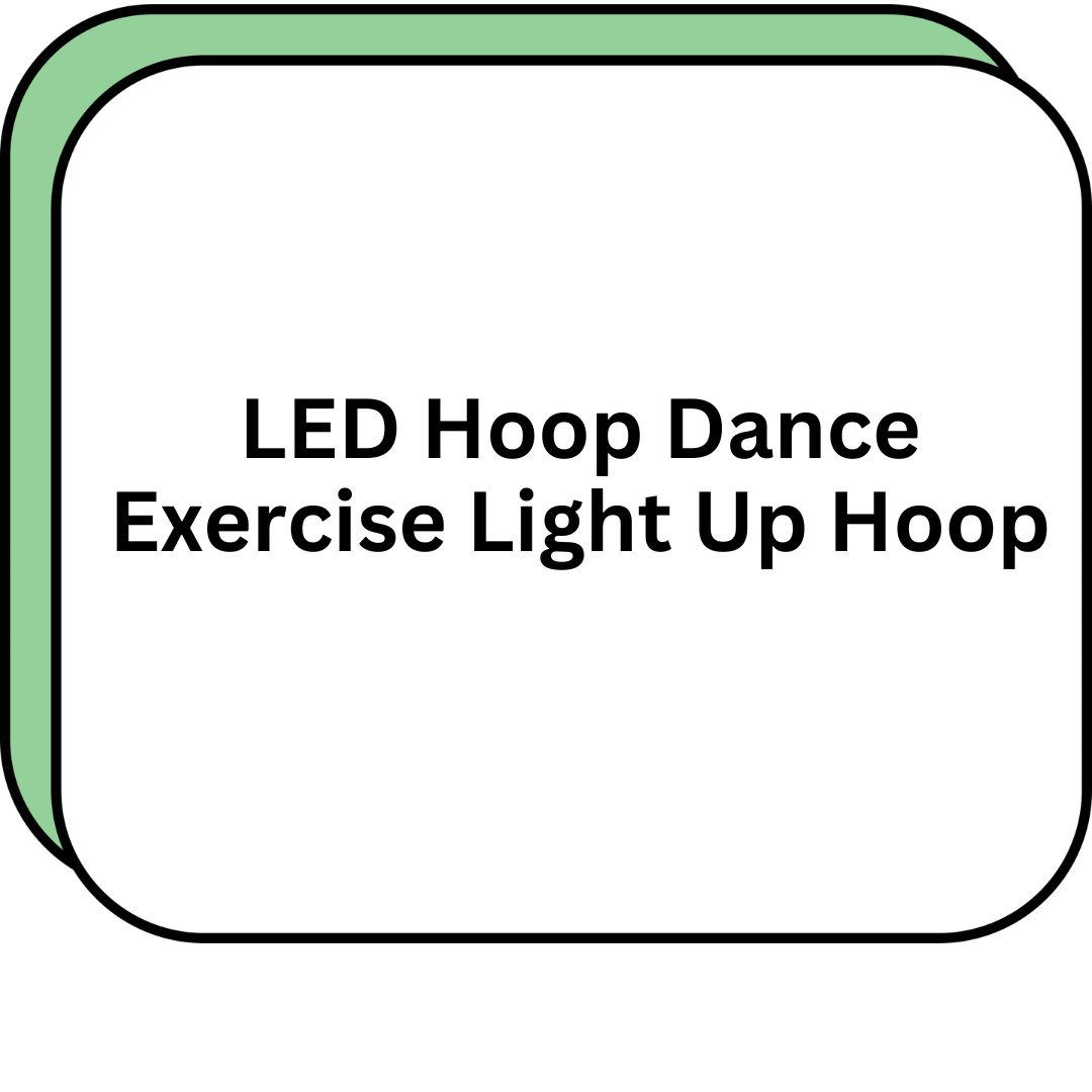 LED Hoop Dance Exercise Light Up Hoop