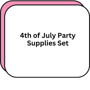 4th of July Party Supplies Set