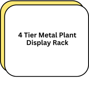 4 Tier Metal Plant Display Rack
