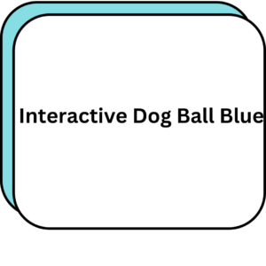 Interactive Dog Ball Blue