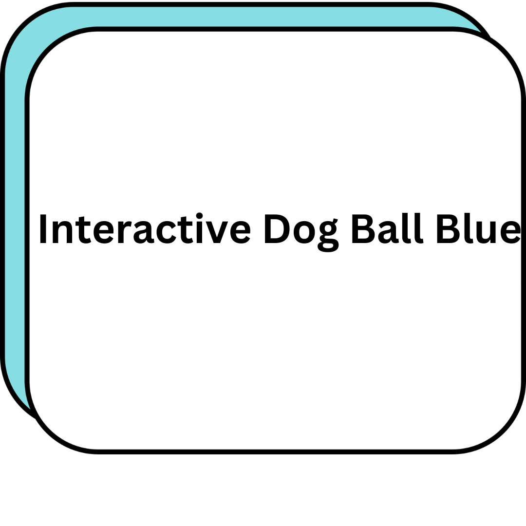 Interactive Dog Ball Blue