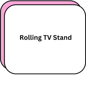 Rolling TV Stand