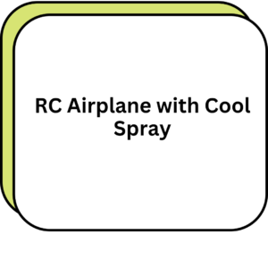 RC Airplane with Cool Spray