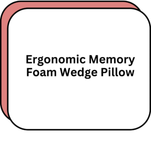 Ergonomic Memory Foam Wedge Pillow