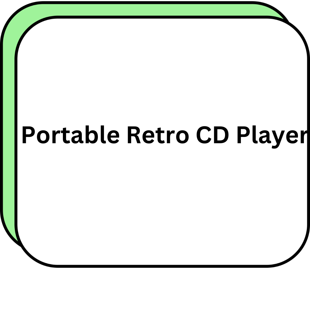 Portable Retro CD Player