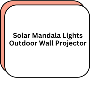 Solar Mandala Lights Outdoor Wall Projector
