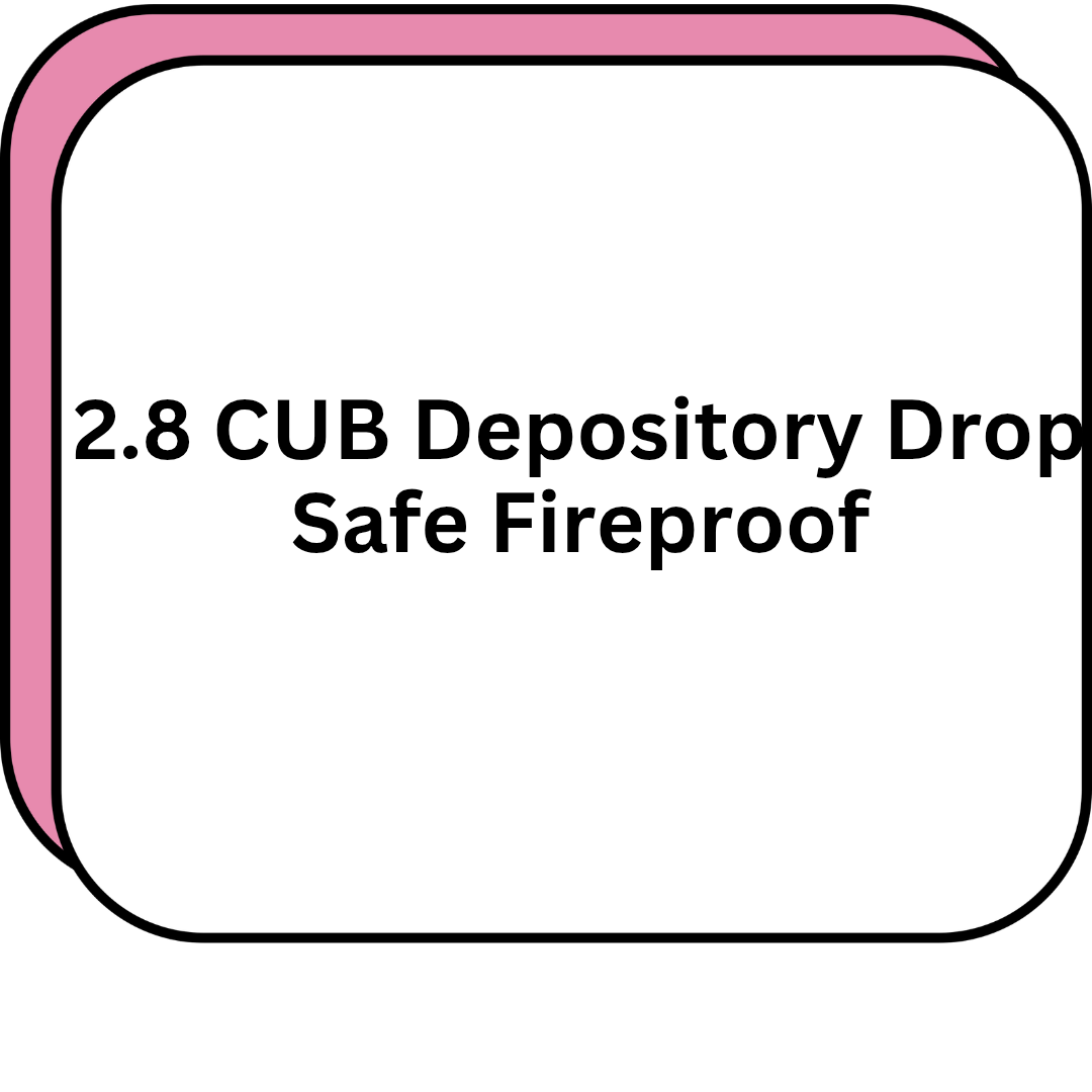 2.8 CUB Depository Drop Safe Fireproof