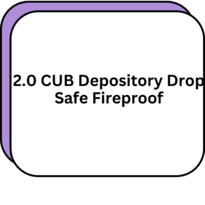 2.0 CUB Depository Drop Safe Fireproof