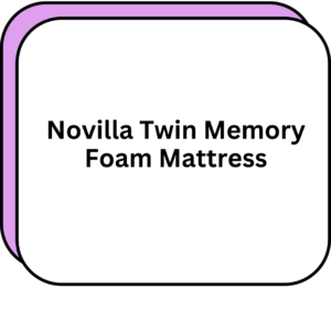 Novilla Twin Memory Foam Mattress
