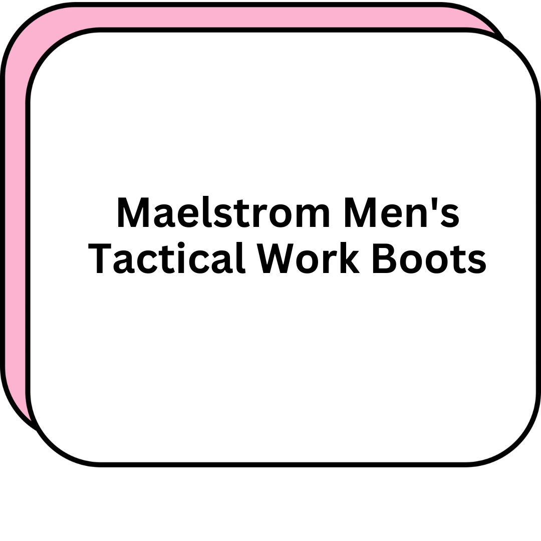 Maelstrom Men's Tactical Work Boots