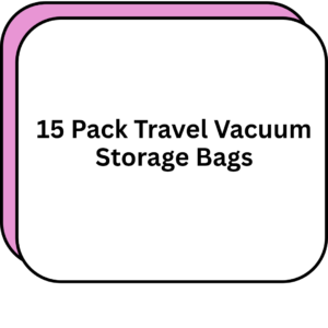 15 Pack Travel Vacuum Storage Bags