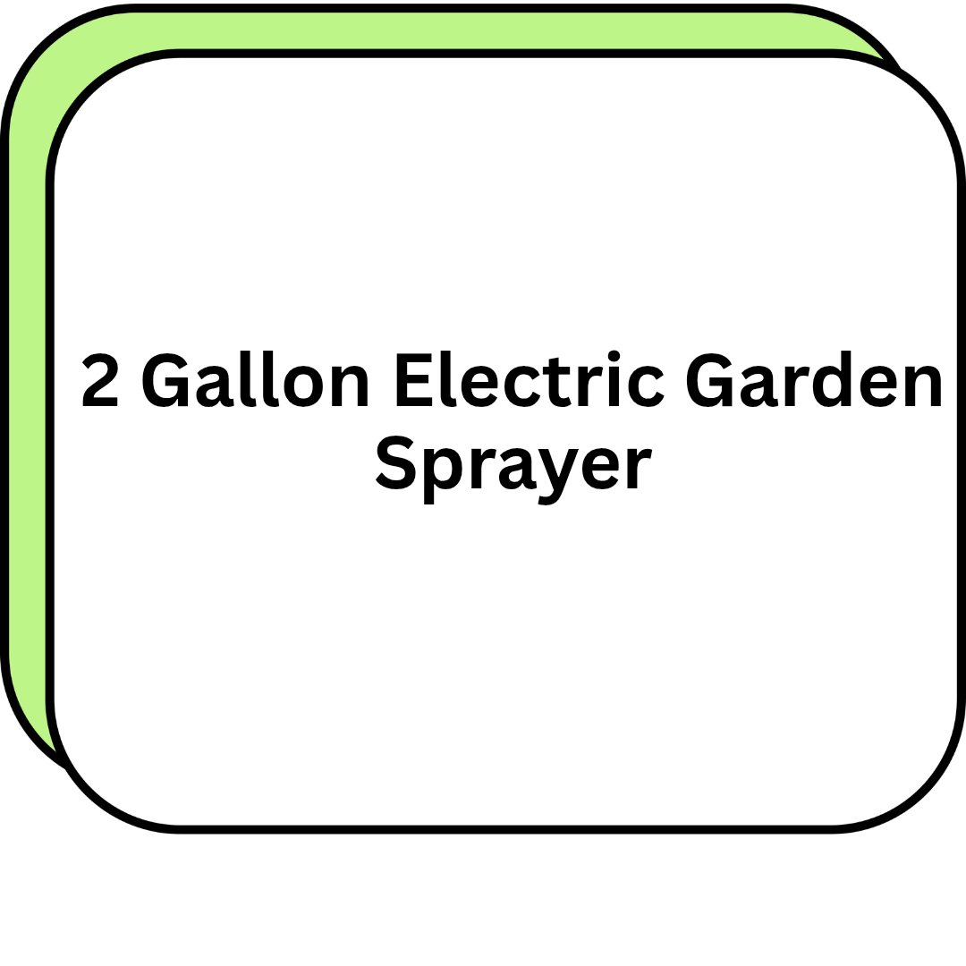 2 Gallon Electric Garden Sprayer