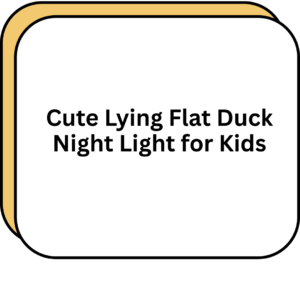 Cute Lying Flat Duck Night Light for Kids