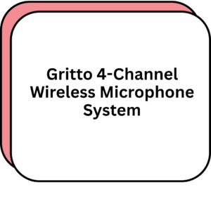 Gritto 4-Channel Wireless Microphone System