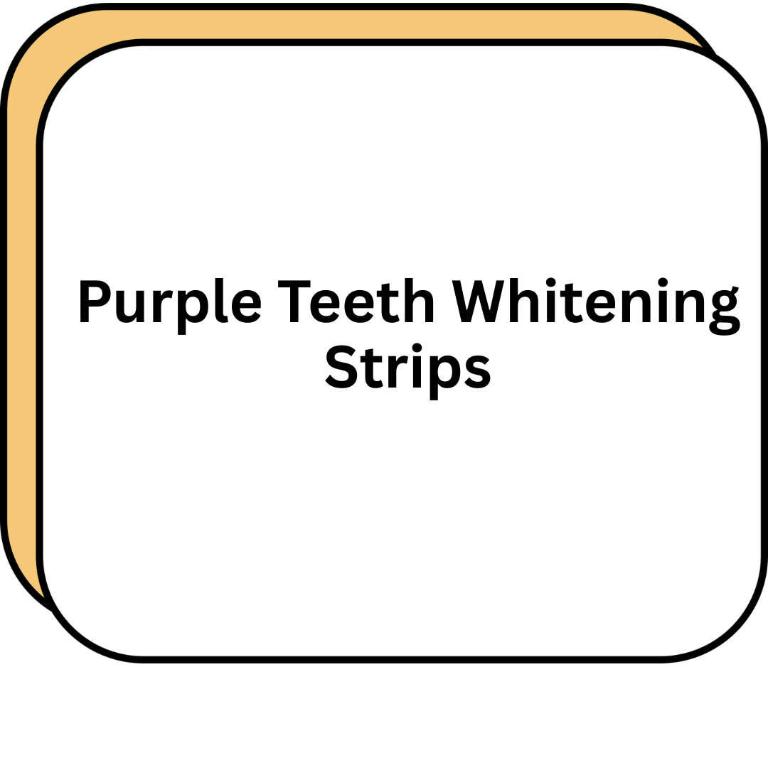 Purple Teeth Whitening Strips