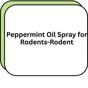 Peppermint Oil Spray for Rodents-Rodent