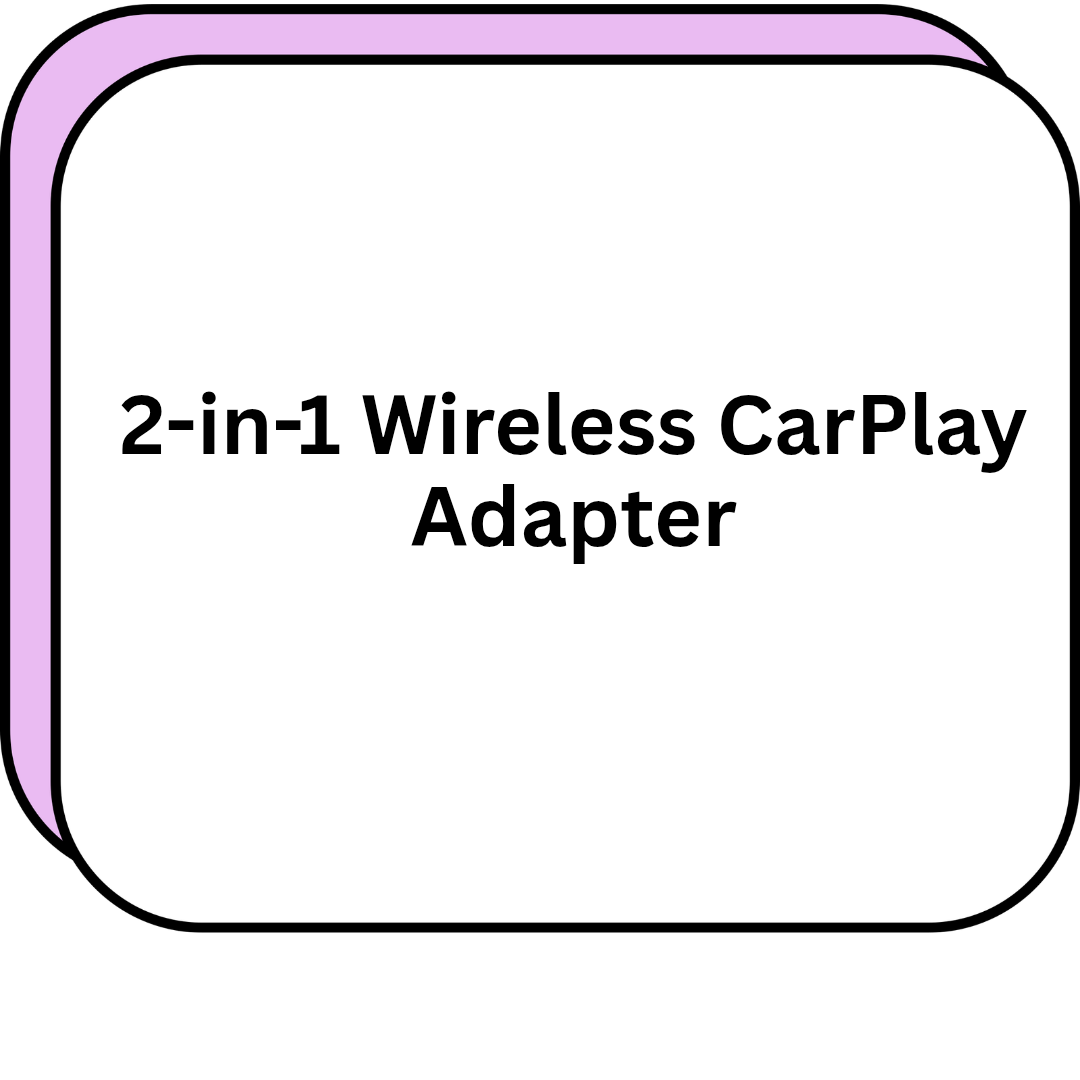 2-in-1 Wireless CarPlay Adapter