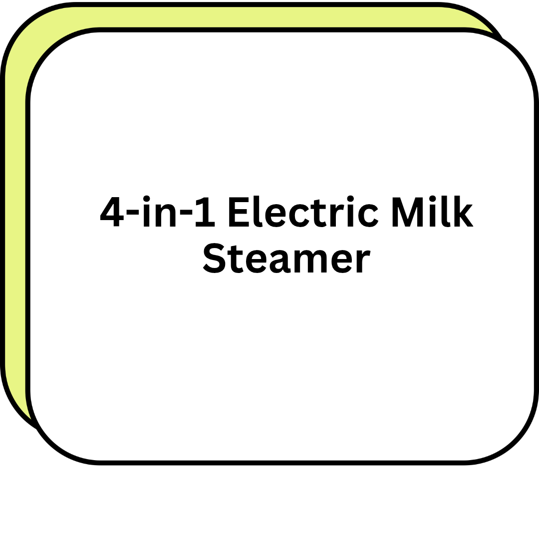 4-in-1 Electric Milk Steamer