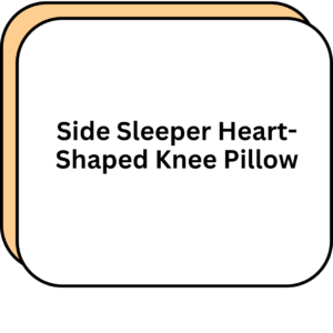 Side Sleeper Heart-Shaped Knee Pillow