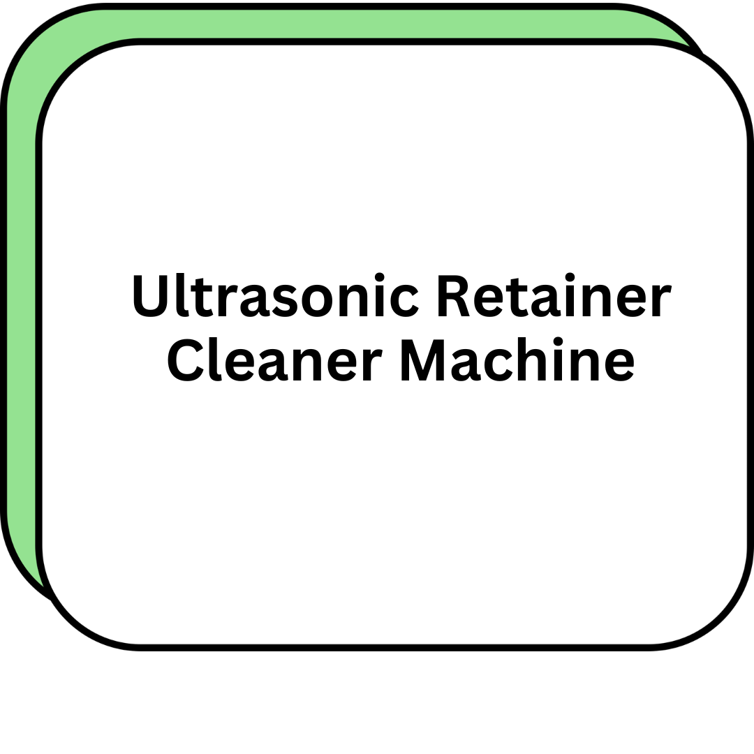 Ultrasonic Retainer Cleaner Machine