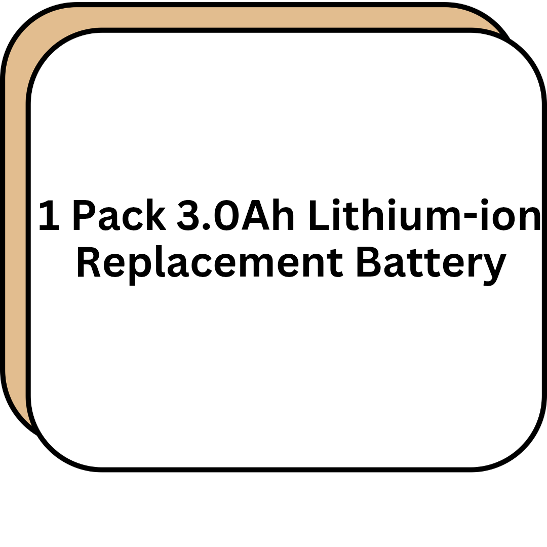 1 Pack 3.0Ah Lithium-ion Replacement Battery