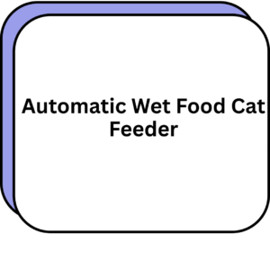 Automatic Wet Food Cat Feeder