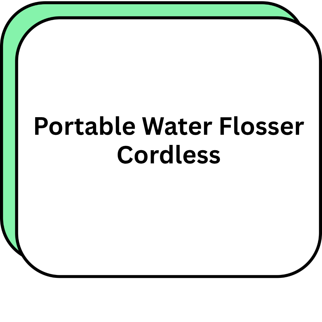 Portable Water Flosser Cordless