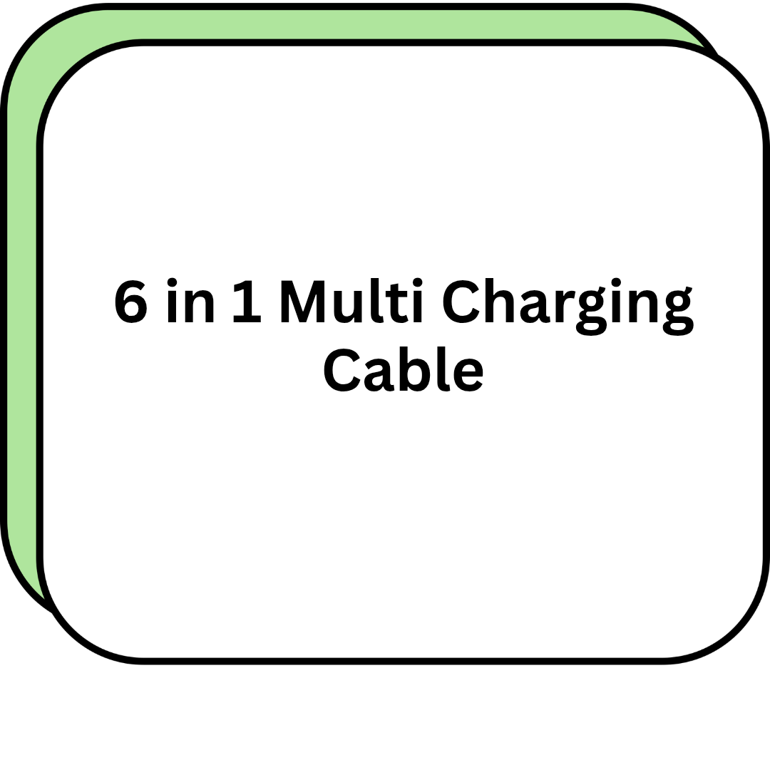 6 in 1 Multi Charging Cable