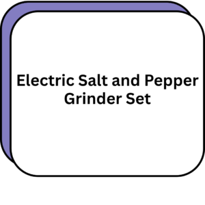 Electric Salt and Pepper Grinder Set
