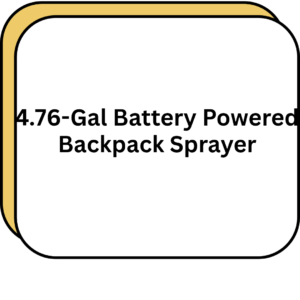 4.76-Gal Battery Powered Backpack Sprayer