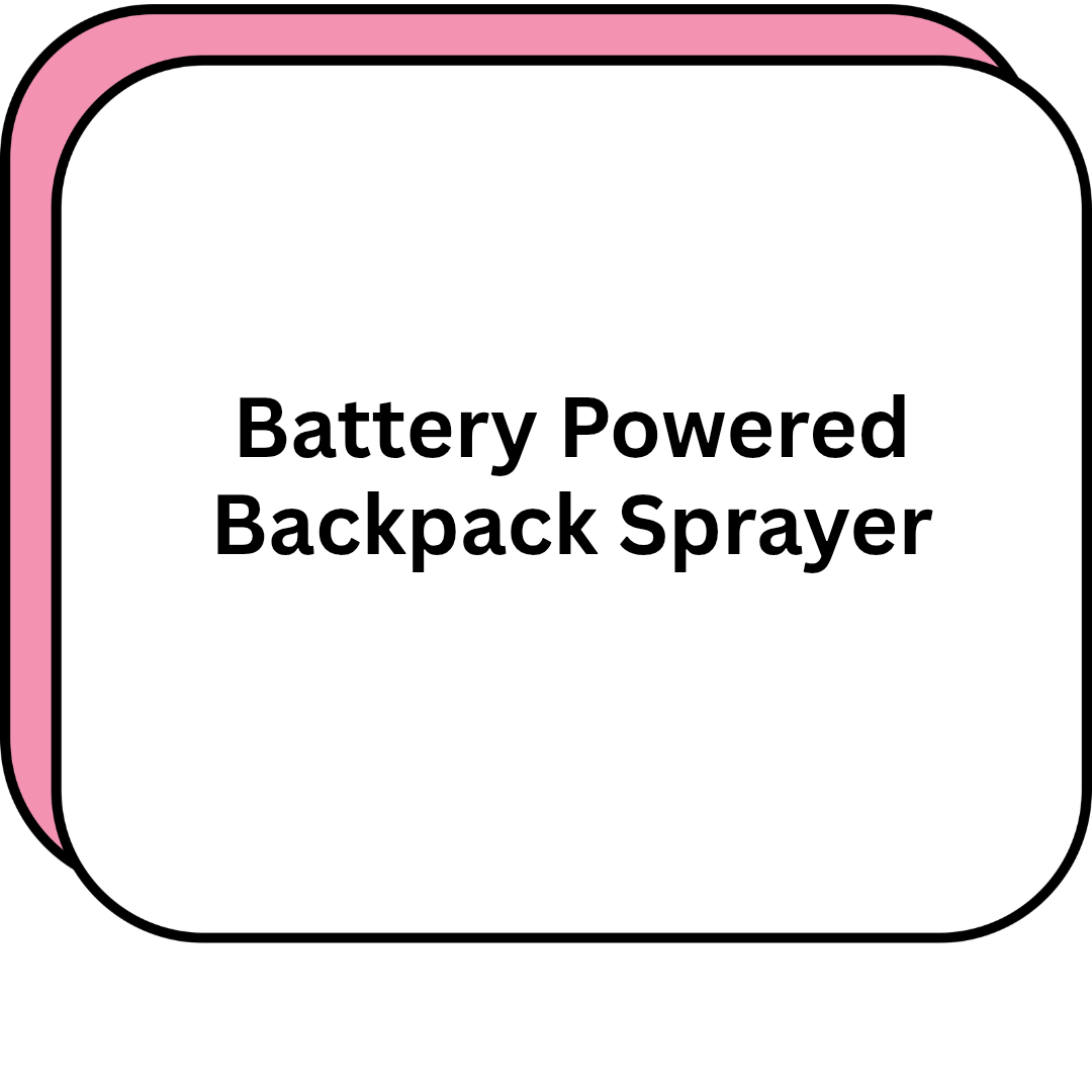 Battery Powered Backpack Sprayer