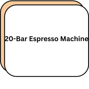 20-Bar Espresso Machine