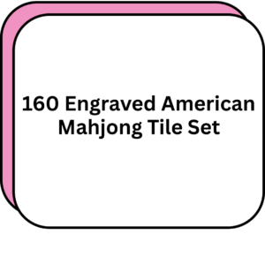 160 Engraved American Mahjong Tile Set