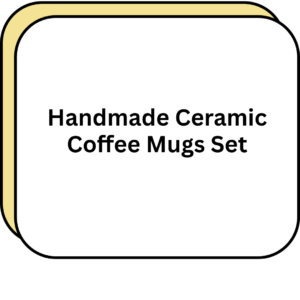 Handmade Ceramic Coffee Mugs Set
