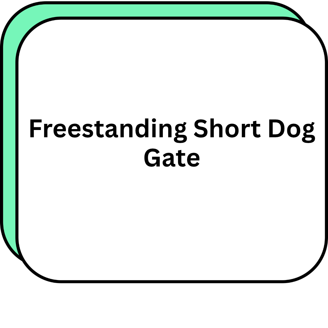 Freestanding Short Dog Gate