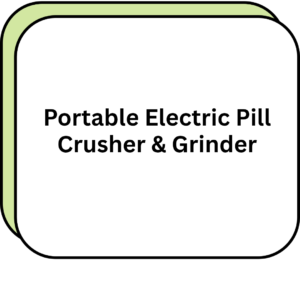 Portable Electric Pill Crusher & Grinder