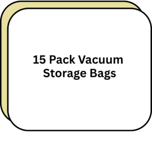 15 Pack Vacuum Storage Bags