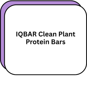 IQBAR Clean Plant Protein Bars