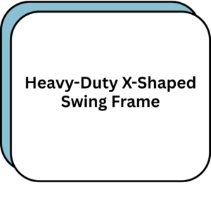 Heavy-Duty X-Shaped Swing Frame