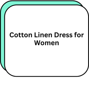 Cotton Linen Dress for Women