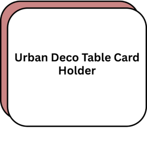 Urban Deco Table Card Holder