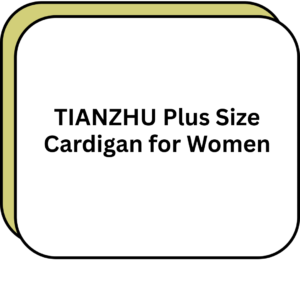 TIANZHU Plus Size Cardigan for Women