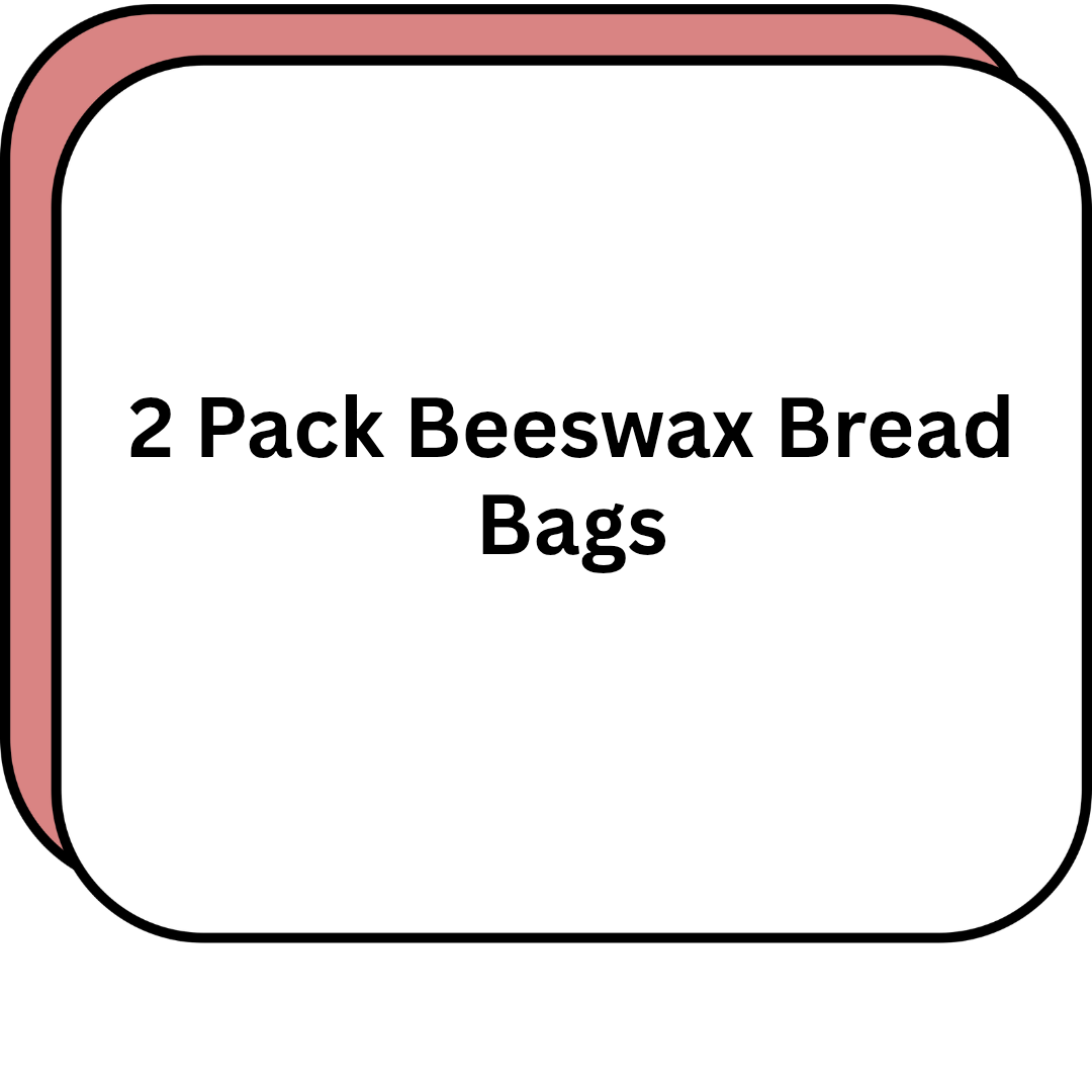 2 Pack Beeswax Bread Bags