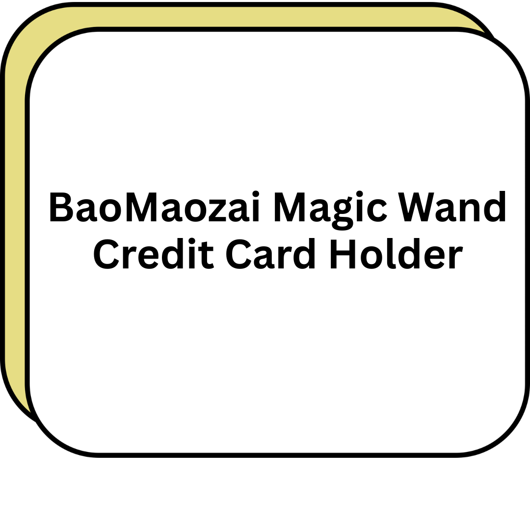 BaoMaozai Magic Wand Credit Card Holder