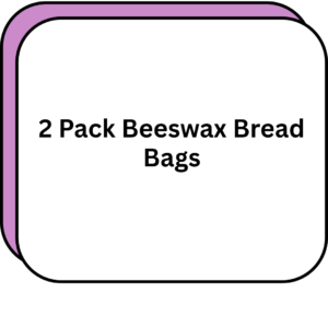 2 Pack Beeswax Bread Bags