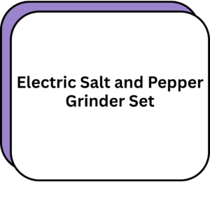 Electric Salt and Pepper Grinder Set