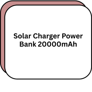 Solar Charger Power Bank 20000mAh