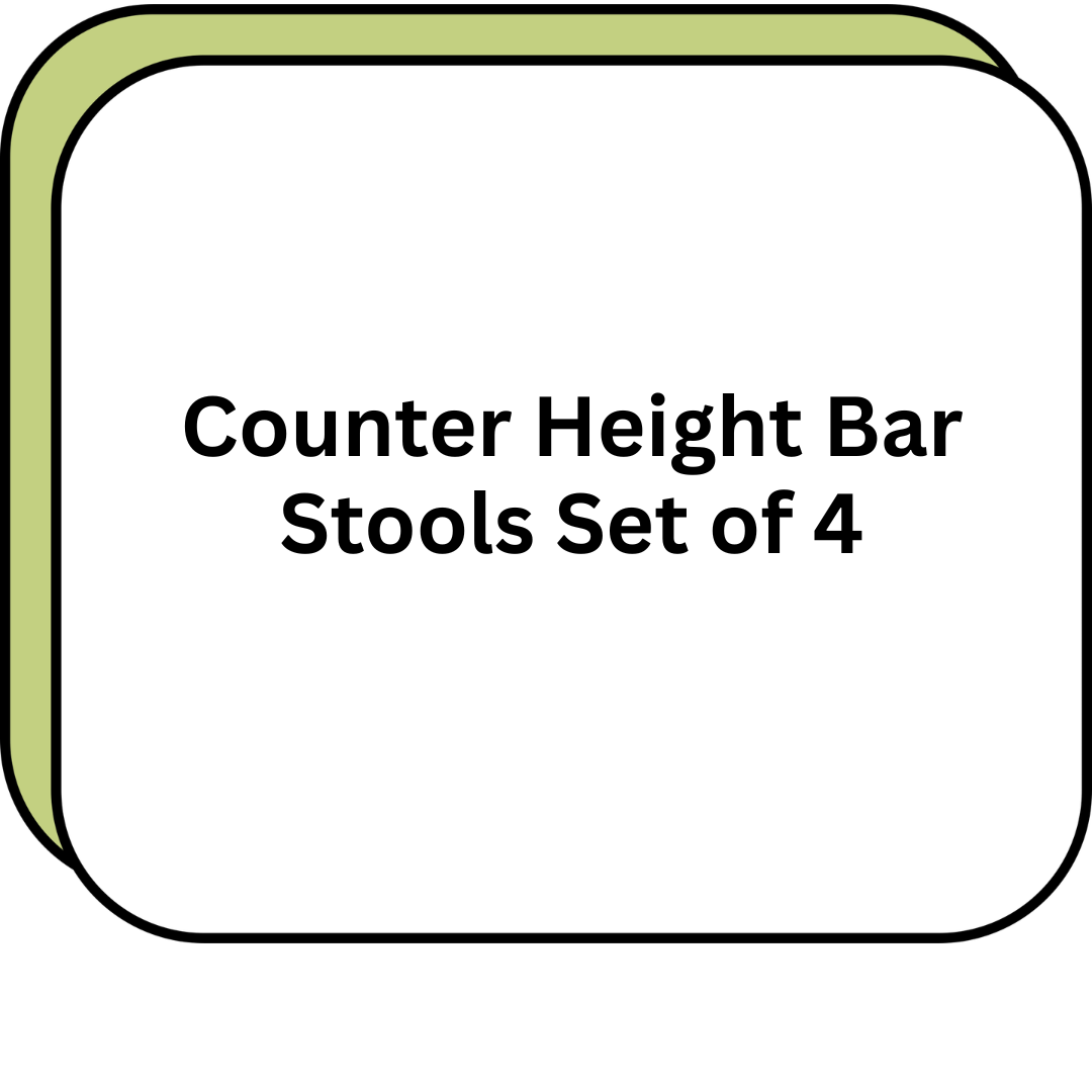 Counter Height Bar Stools Set of 4